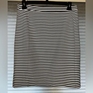 41 Hawthorn Black and White Striped Pencil Skirt.